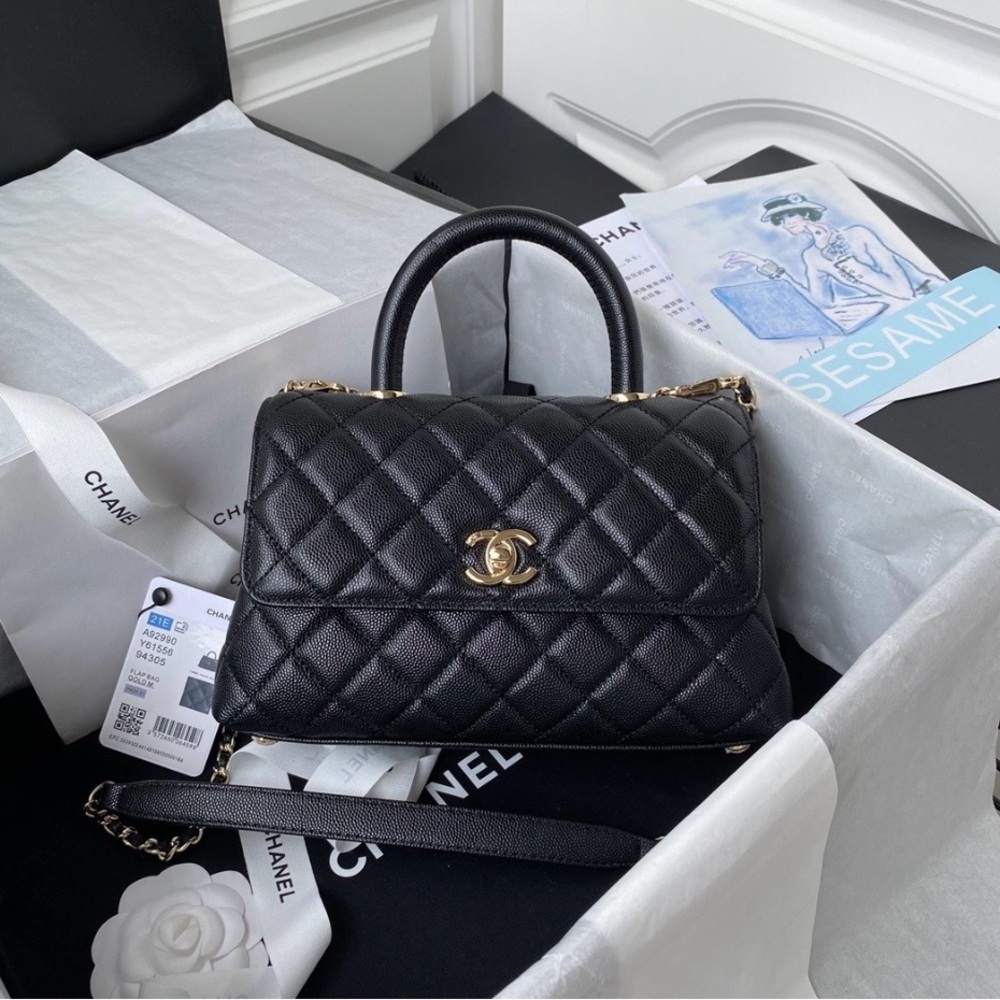Chanel Black Quilted Shoulder Bag